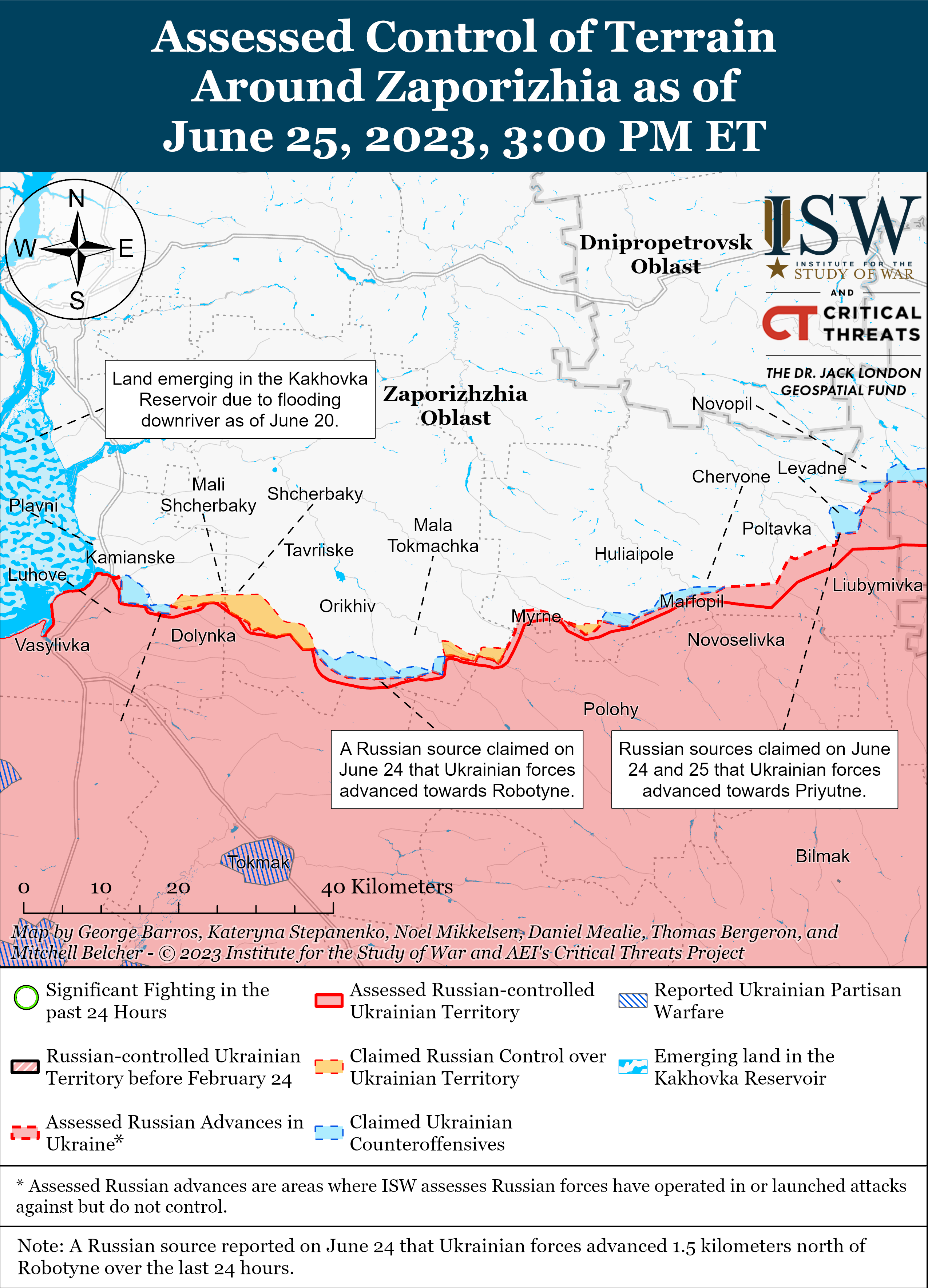 ЗСУ розгромили підрозділи російської армії в районі Бахмута: карти боїв ISW